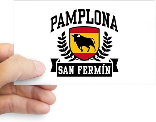 CafePressPamplona San Ferminrectangular parachoques coche calcomanía de vinilo