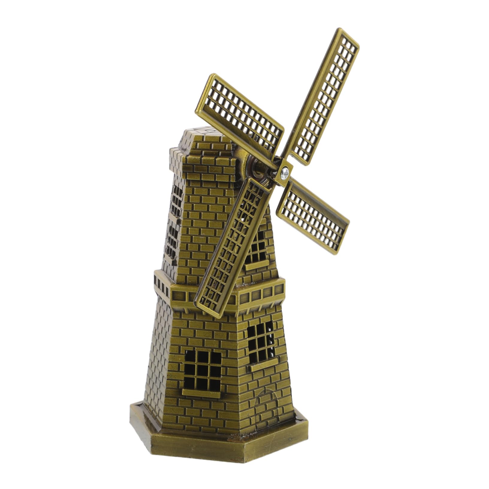 Molino de viento retro para decorar la sala de estar y estantes con diseño europeo