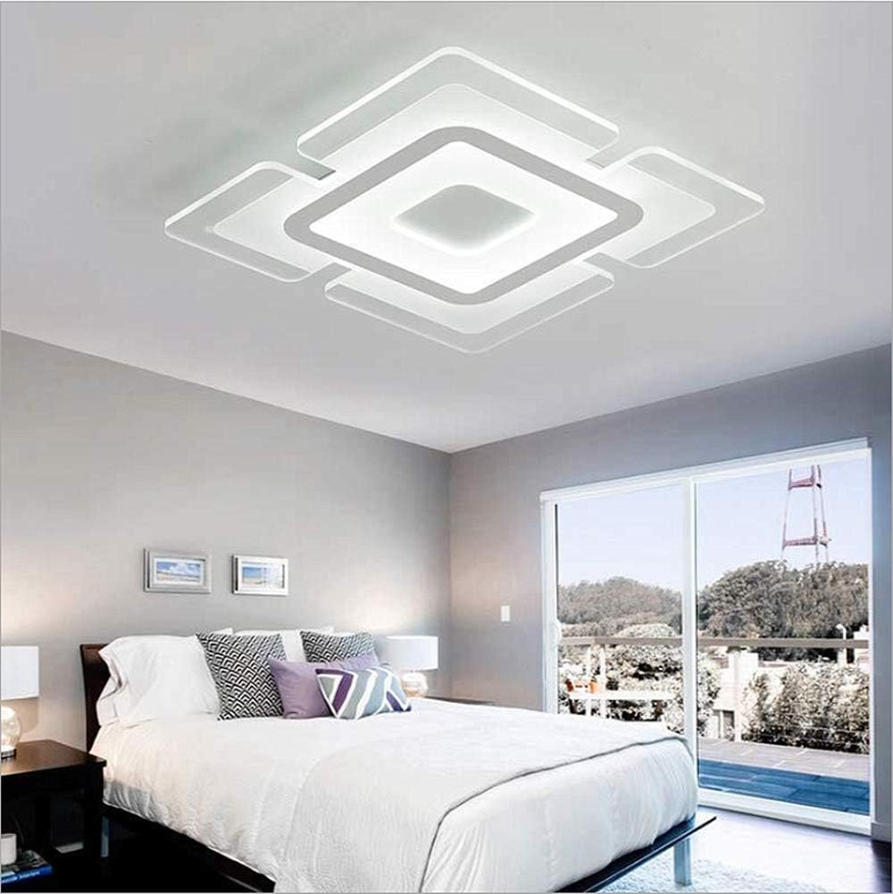 Free Shipping Offer LAKIQ Modern LED Flush Mount Lighting Fixture Nordic Ultrathin Close to Ceiling Light Indoor Square Acrylic Chandelier for Living Room Bedroom Dining Room (White Light, 16.5'') Super Sale 🛒 LAKIQ Modern LED Flush Mount Lighting Fixture Nordic Ultrathin Close to Ceiling Light Indoor Square Acrylic Chandelier for Living Room Bedroom Dining Room (White Light, 16.5'')