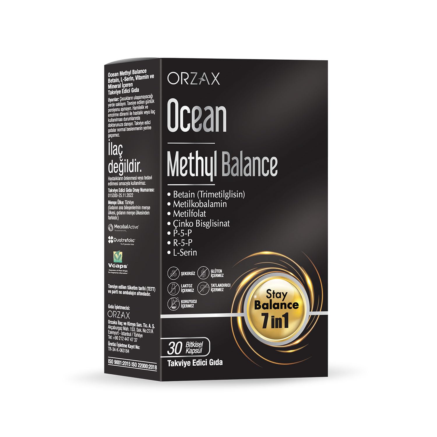 Ocean Methyl Balance 30 Bitkisel Kapsül