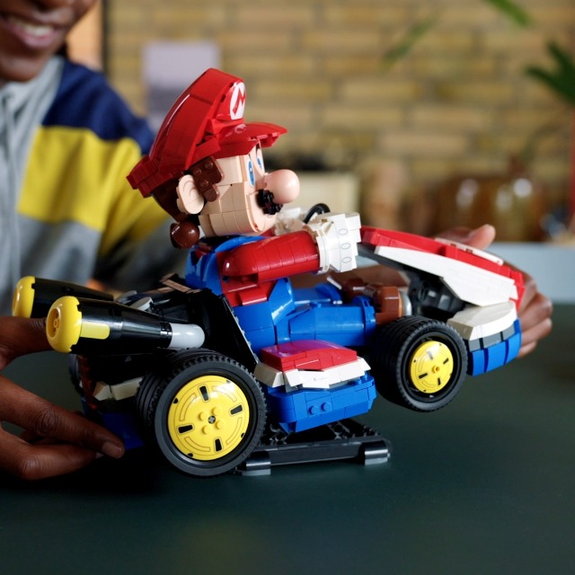 LEGO Mario Kart: Mario y Kart Estándar - Maqueta de Coche para