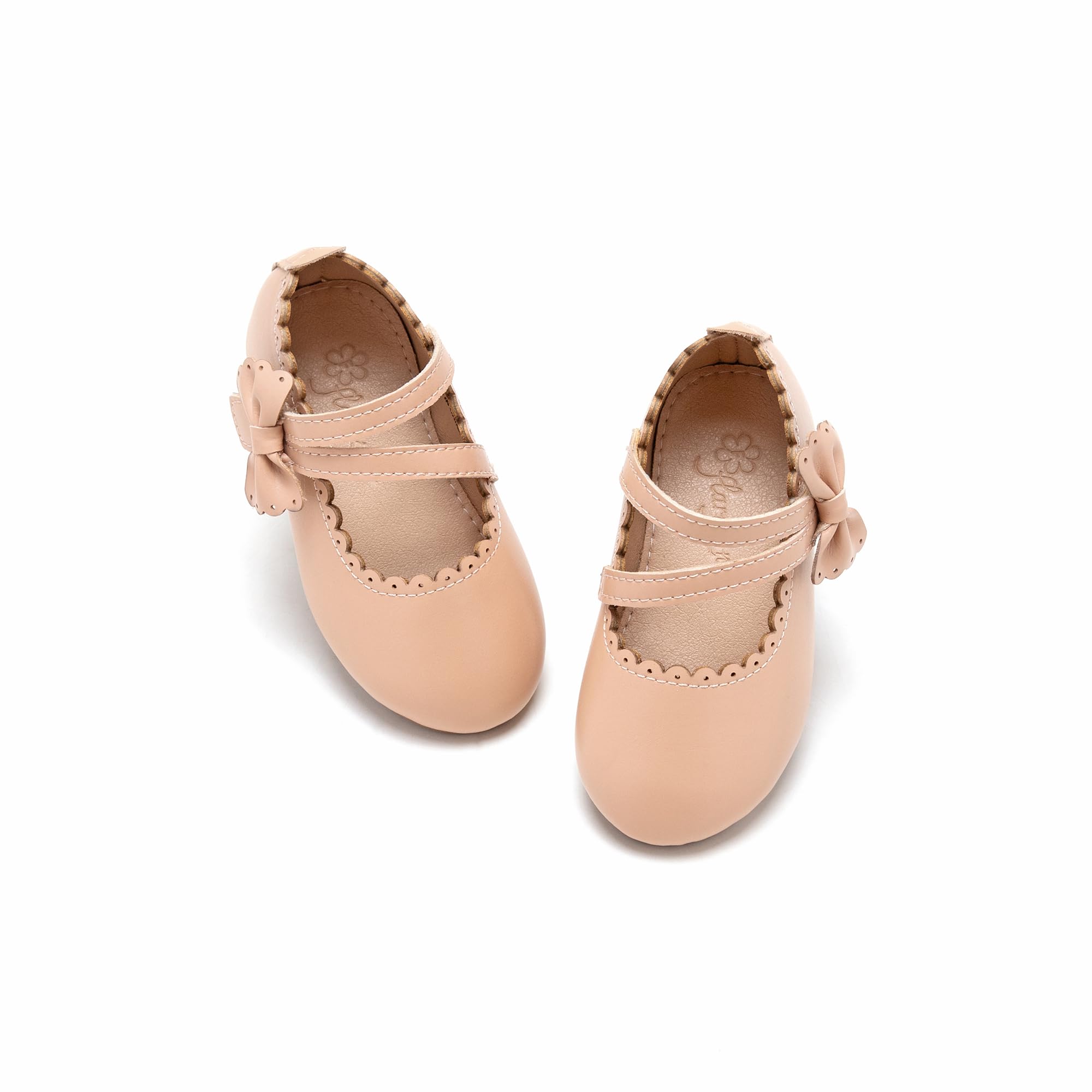 Flaryzone Toddler/Little Girls' Ballerina Flat Mary Jane Princess Dress Shoes - Wedding School Party