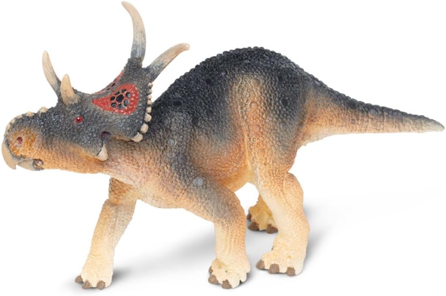 Safari Ltd. Diabloceratops Figurine - Detailed 5.75" Dinosaur Figure - Educational Toy for Boys, Girls, and Kids Ages 3+