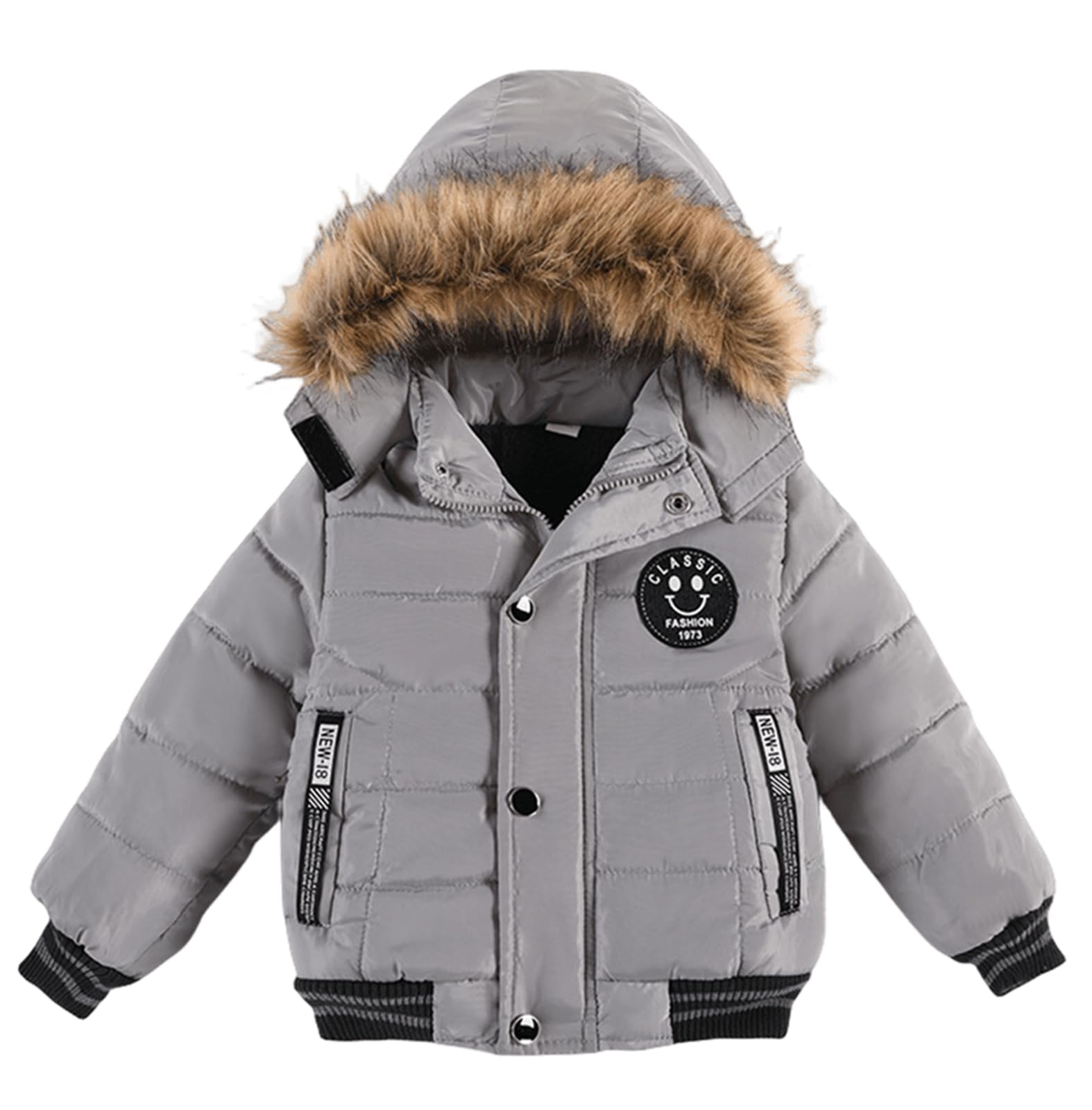 Ropa Niño Invierno Sudadera con capucha Abrigo De Algodón Engrosamiento Chaqueta