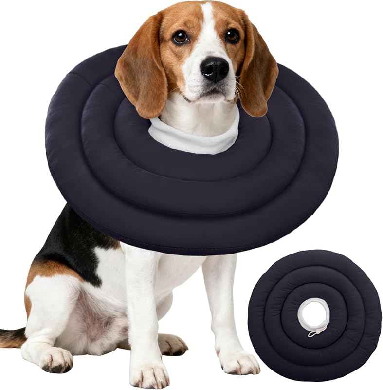 Colar de Recuperação Macio e Impermeável para Cães IDOMIK C48, XL