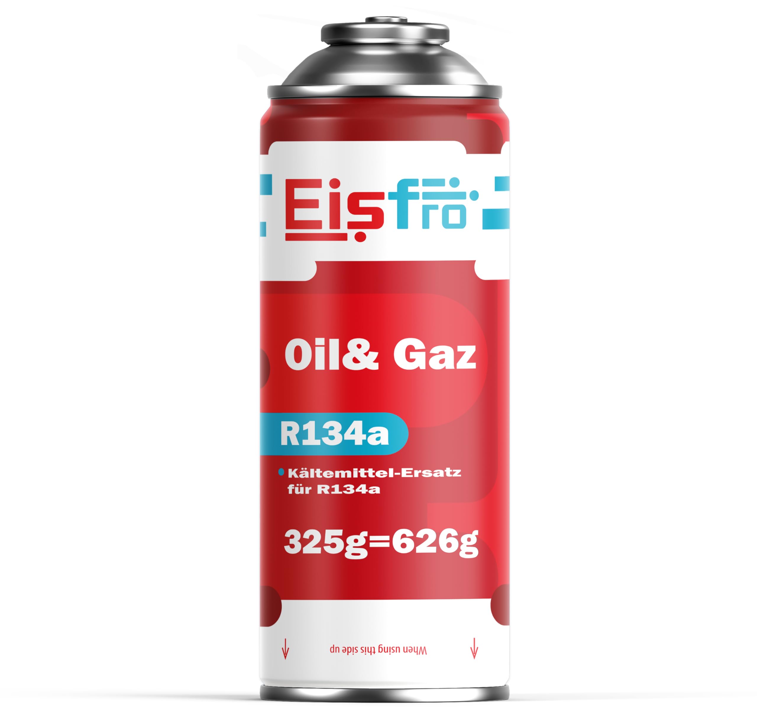 Zamiennik Czynnika Chłodniczego R134a Gaz 1x 235 g z Wężem i Adapterem HP/LP do Klimatyzacji – Napełnianie Klimatyzacji Samochodowej – Gaz R134a – Kartusz Gazu – ECO