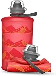 HydraPak Stow - Collapsible Backpacking Water Bottle (1 Liter) - BPA Free, Ultra Light, Spill-Proof Twist Cap - Glacier Blue
