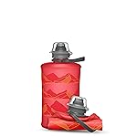 HydraPak Stow - Collapsible Backpacking Water Bottle (350ml) - BPA Free, Ultra Light, Spill-Proof Twist Cap - MTN Redwood