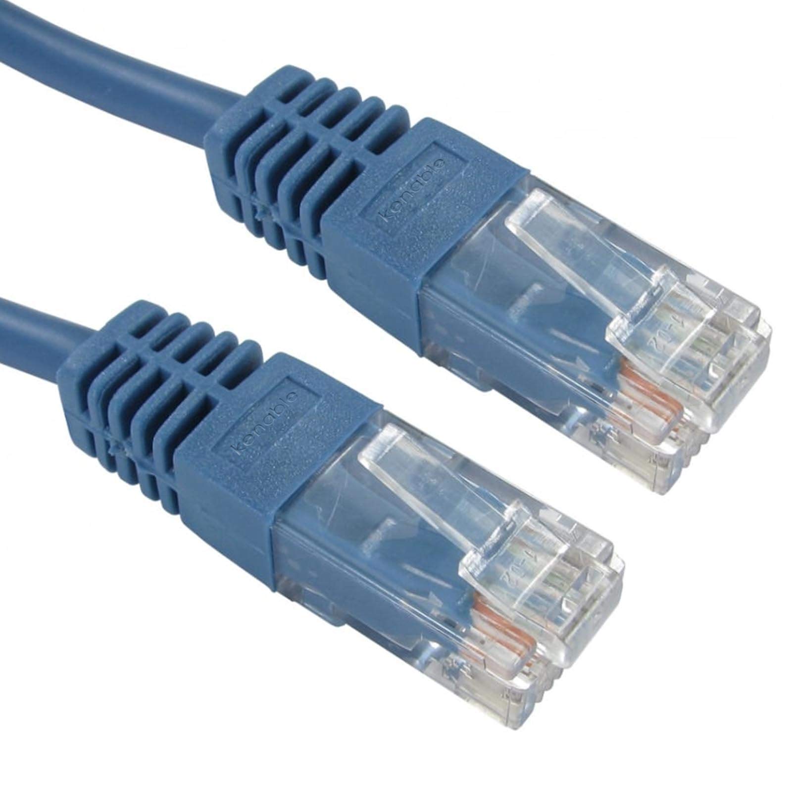 CONNECT Patchkabel Cat.5e - 1 M, Blau, RJ45, Kupfer/Aluminium, Für Netzwerk & Internet