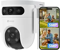 Câmera de Vídeo Segurança Externa Ezviz H9C Dual 3MP 360º Wi-fi