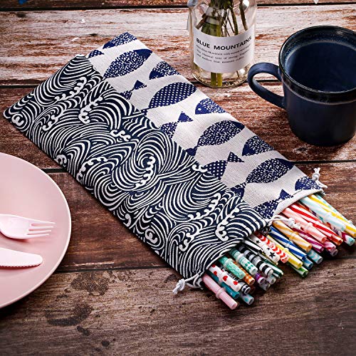Tatuo 5 Pack Estuche Reutilizable para Pitillos 29.72 cm miniatura 5