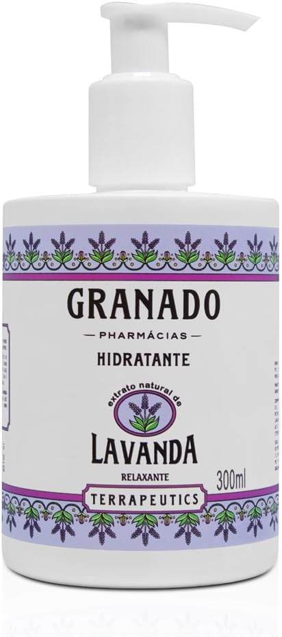 Linha Terrapeutics Granado - Hidratante Corporal Lavanda 300 Ml - (Granado Terrapeutics Collection - Lavender Body Moisturizer 10.1 Fl Oz)
