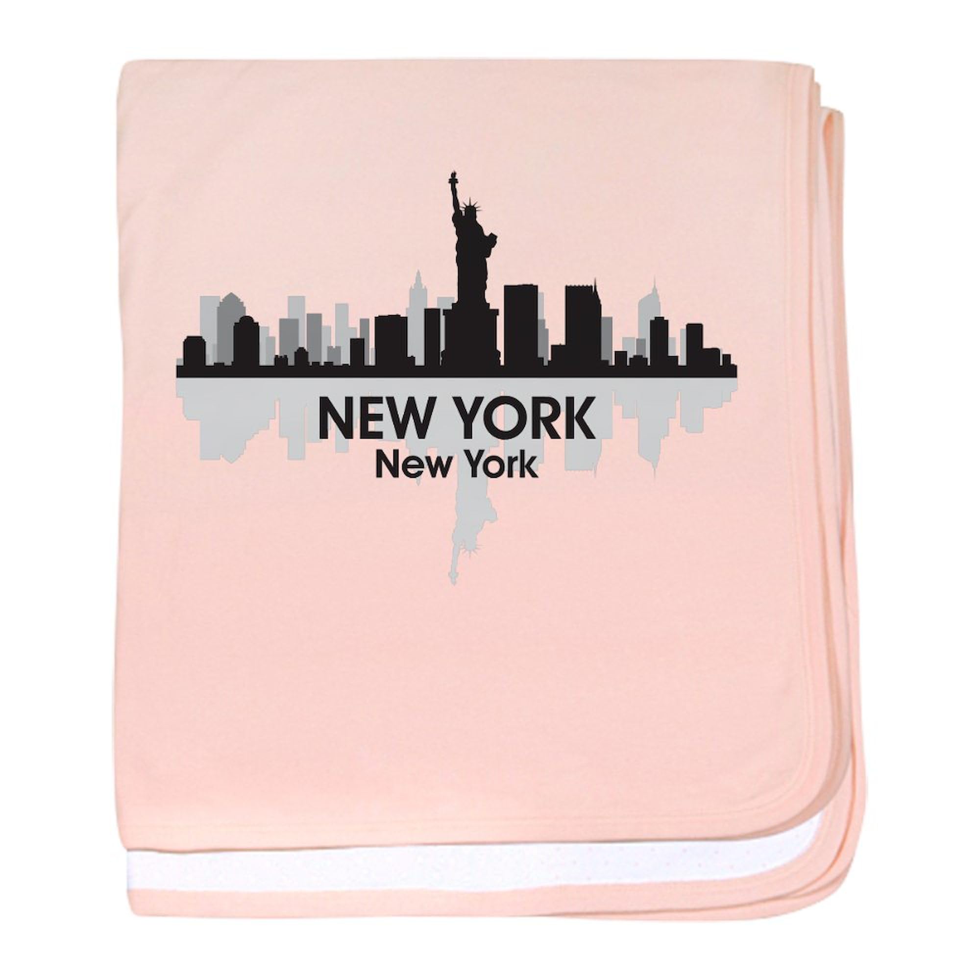 CafePress New York Skyline Baby Blanket, Super Soft Newborn Swaddle
