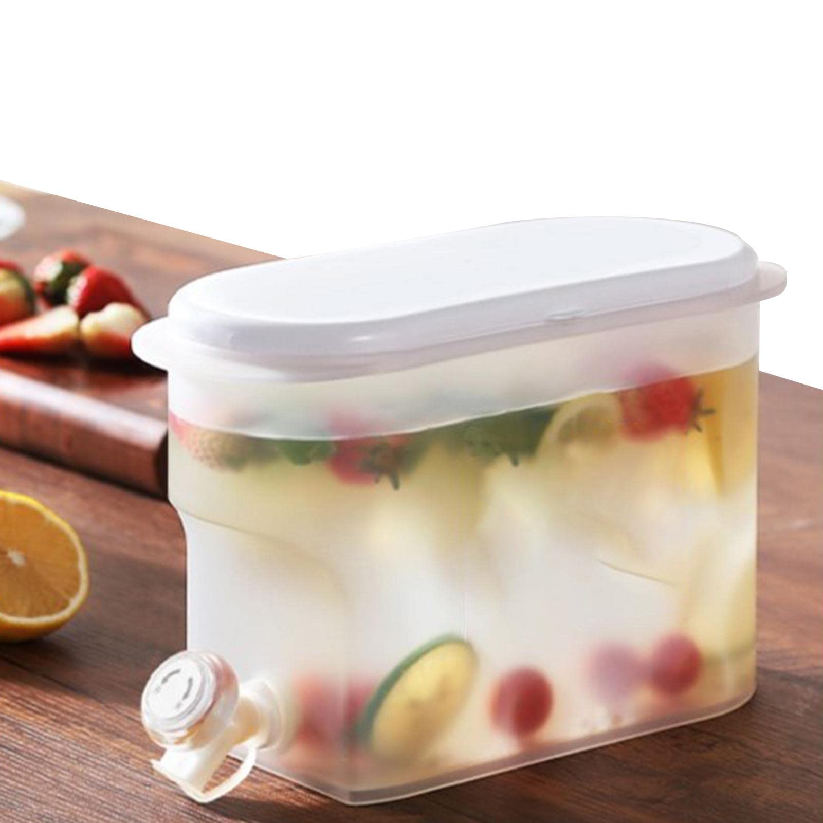 Wekvgz 5.1L Drink Dispenser With Leakproof Faucet 360° Rotatable Juice Jug Dispenser For Parties - View #2