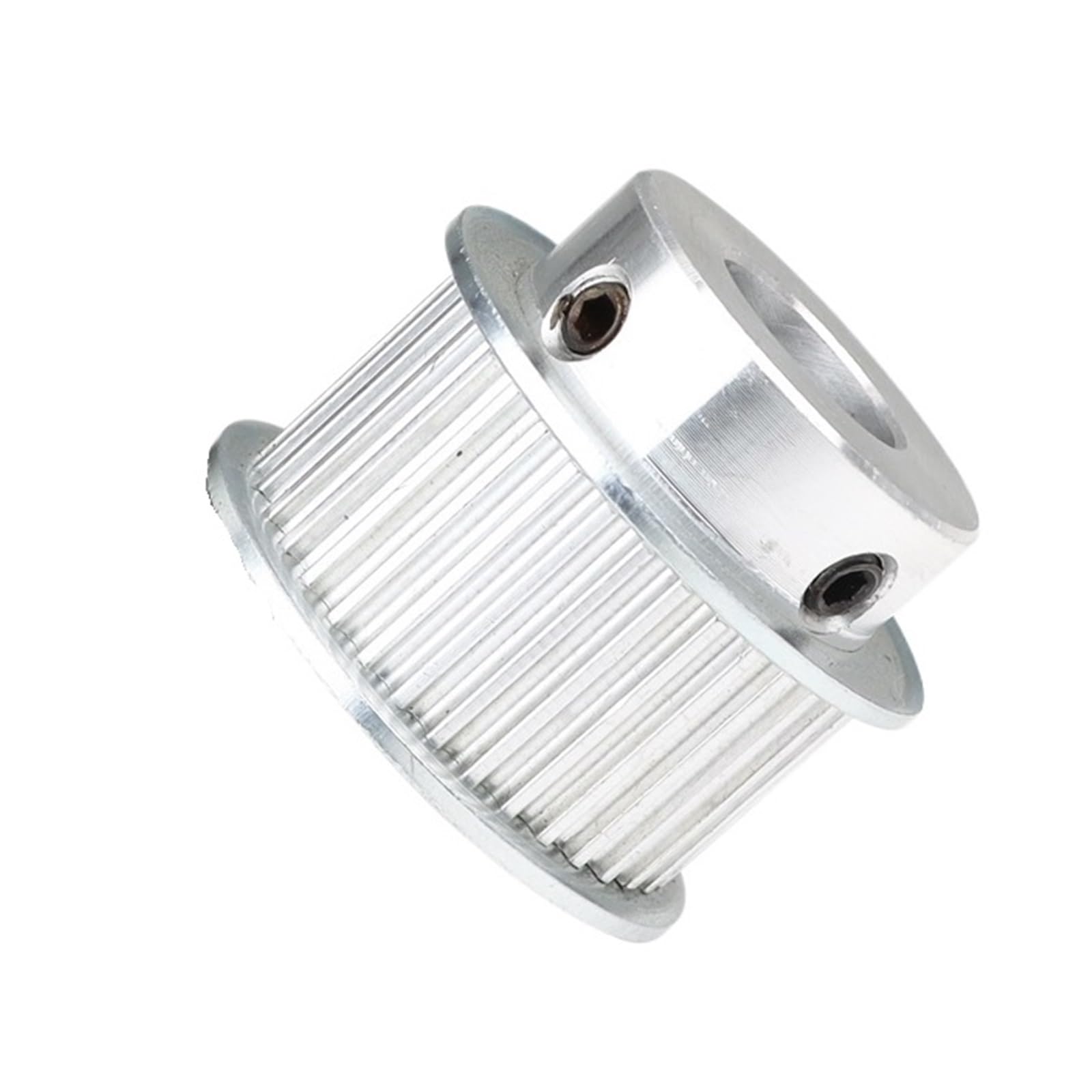 Polea de distribución de aluminio, 3 modos, 38T BF, agujero interior de 6/8/10/12/14 mm, ancho de ranura de 11/16 mm, compatible con correa de goma de 3 modos, ancho de 15 mm, ideal para maquinaria de