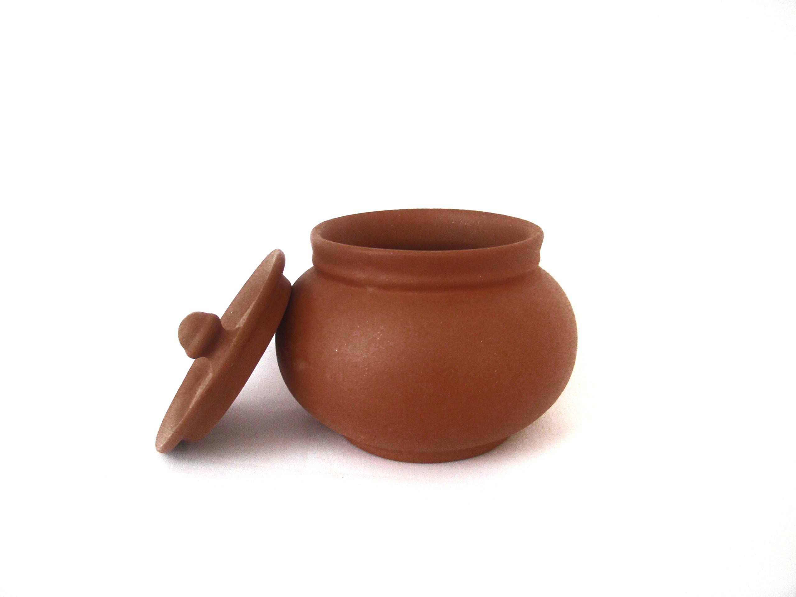Organic Clay Crafts Clay Dahi Handi/Clay Handi/MItti Handi/Curd Pot Small Size