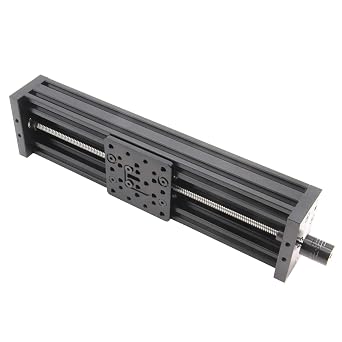 350mm Aluminum Profile 4080U Z-axis Screw Slide Table Linear Actuator Kit Linear Module for 3D Printer and CNC Machine