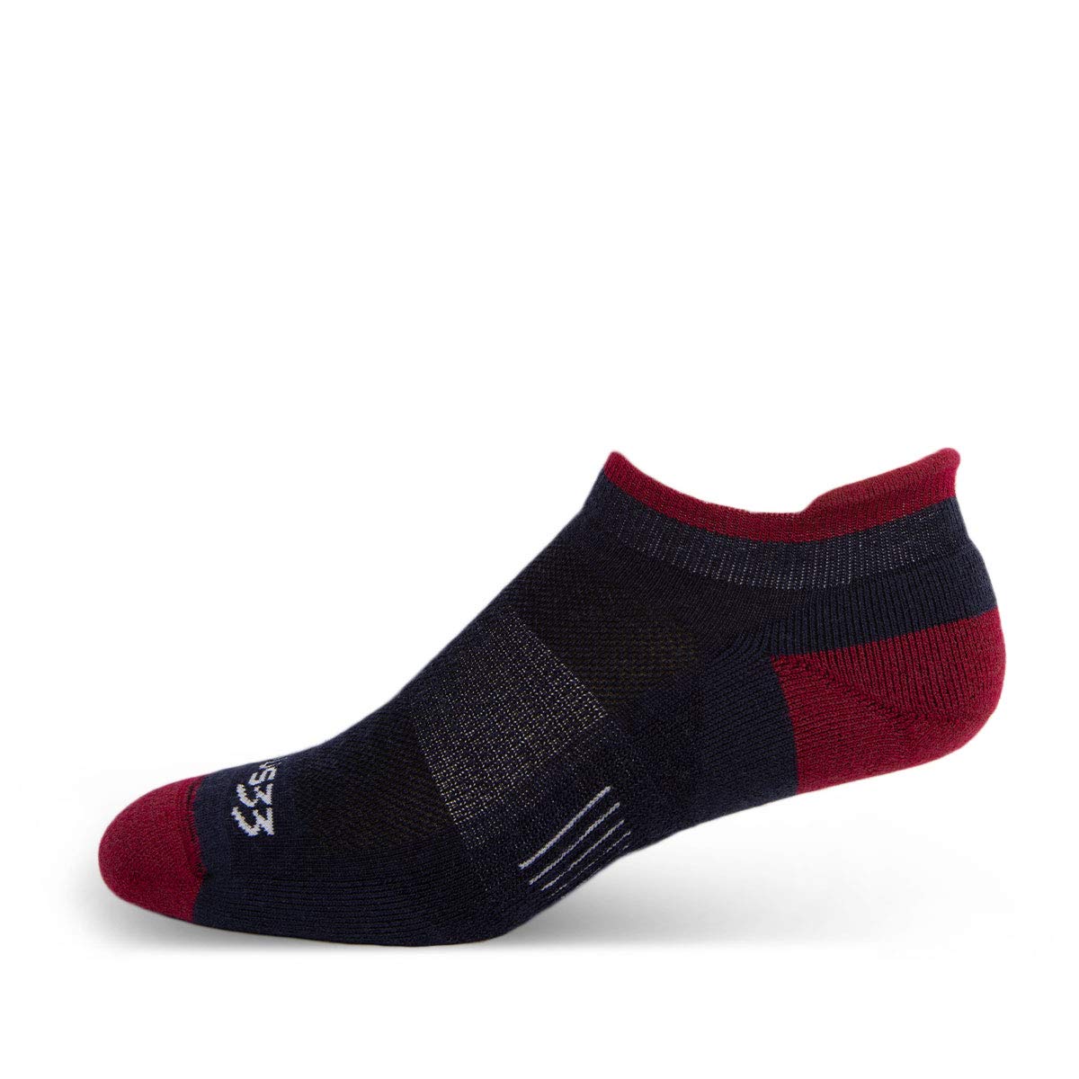 USA Made - Micro Cushion No Show Tab Socks - Running Socks - Merino Wool - Mountain Heritage