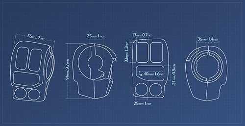 Miniatura 4 de KiWAV Kit de carcasa de interruptor cromado compatible con Harley Touring 14-18 FLHTCUI FLHTK FLHX FLHXS, 15-16 FLHTCUL,15-18 FLHTKL, 17-18 FLHR