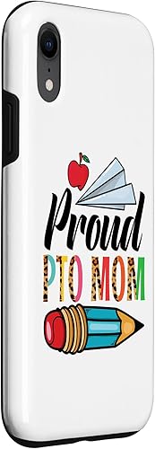 Miniatura 3 de iPhone XR Parent Teacher Organization School Volunteer Proud PTO Mom Case