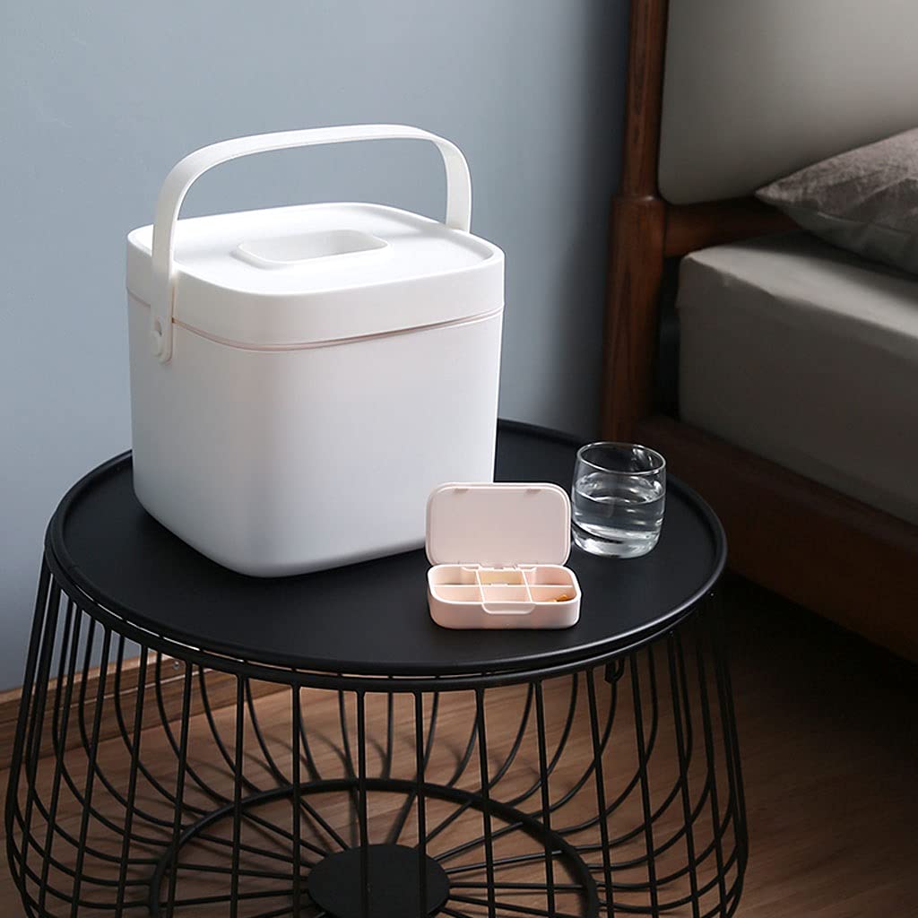 Caja organizadora de medicamentos, joyería, Pastillero de Viaje, Primeros Auxilios, médico, hogar, plástico, 7/9 Pulgadas