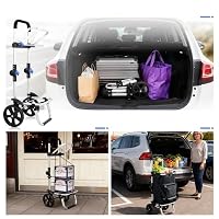 Sekey Einkaufstrolley faltbar 60L, 3-in-1 Einkaufswagen – Ansicht 2