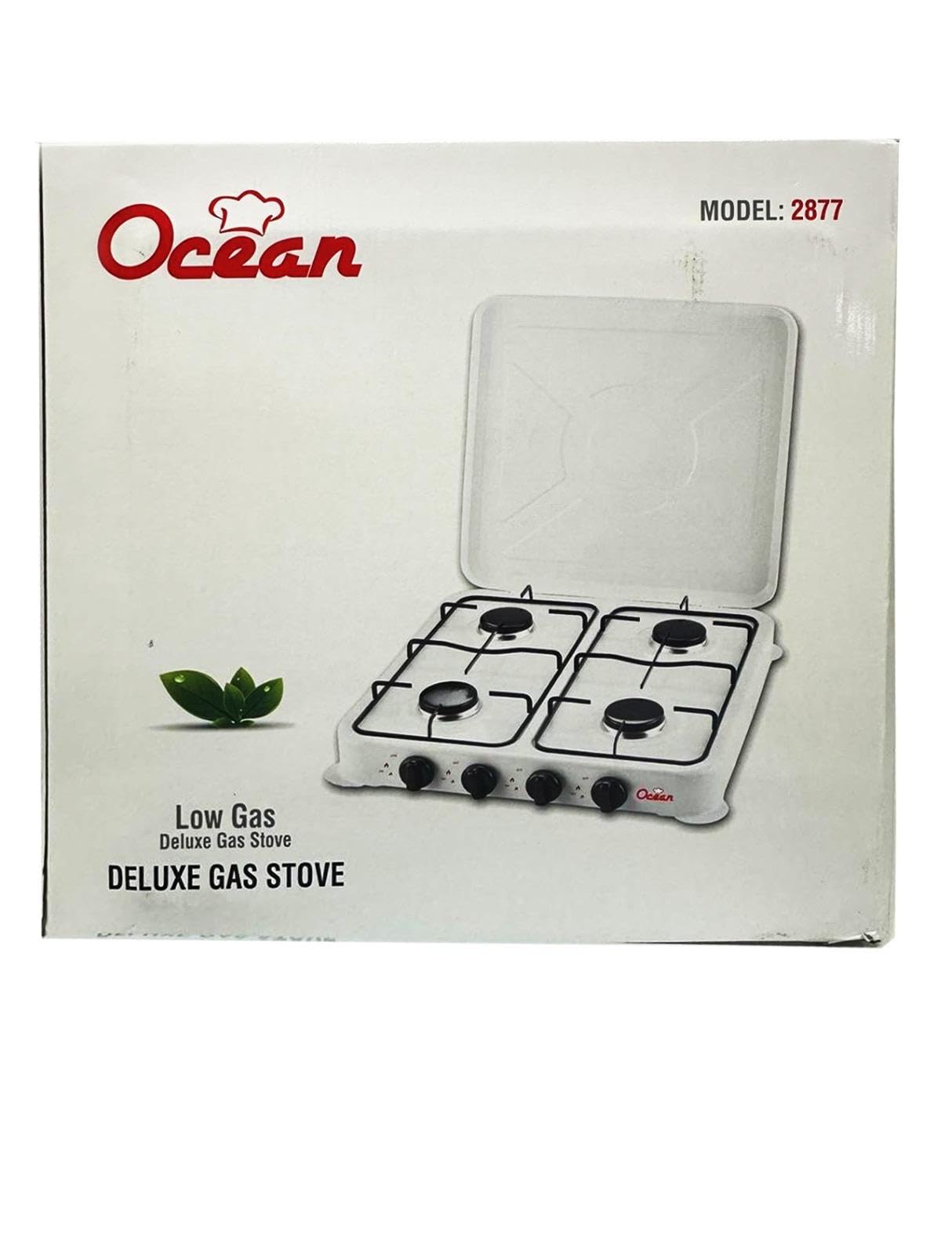 Cocina de Gas Butano Portátil 4 Fuegos 8,8 kW, Hornillo de Gas Portátil con Fuego Ajustable, 4 Quemadores de 75,5 mm, para Butano y Propano.(4 Fogones)