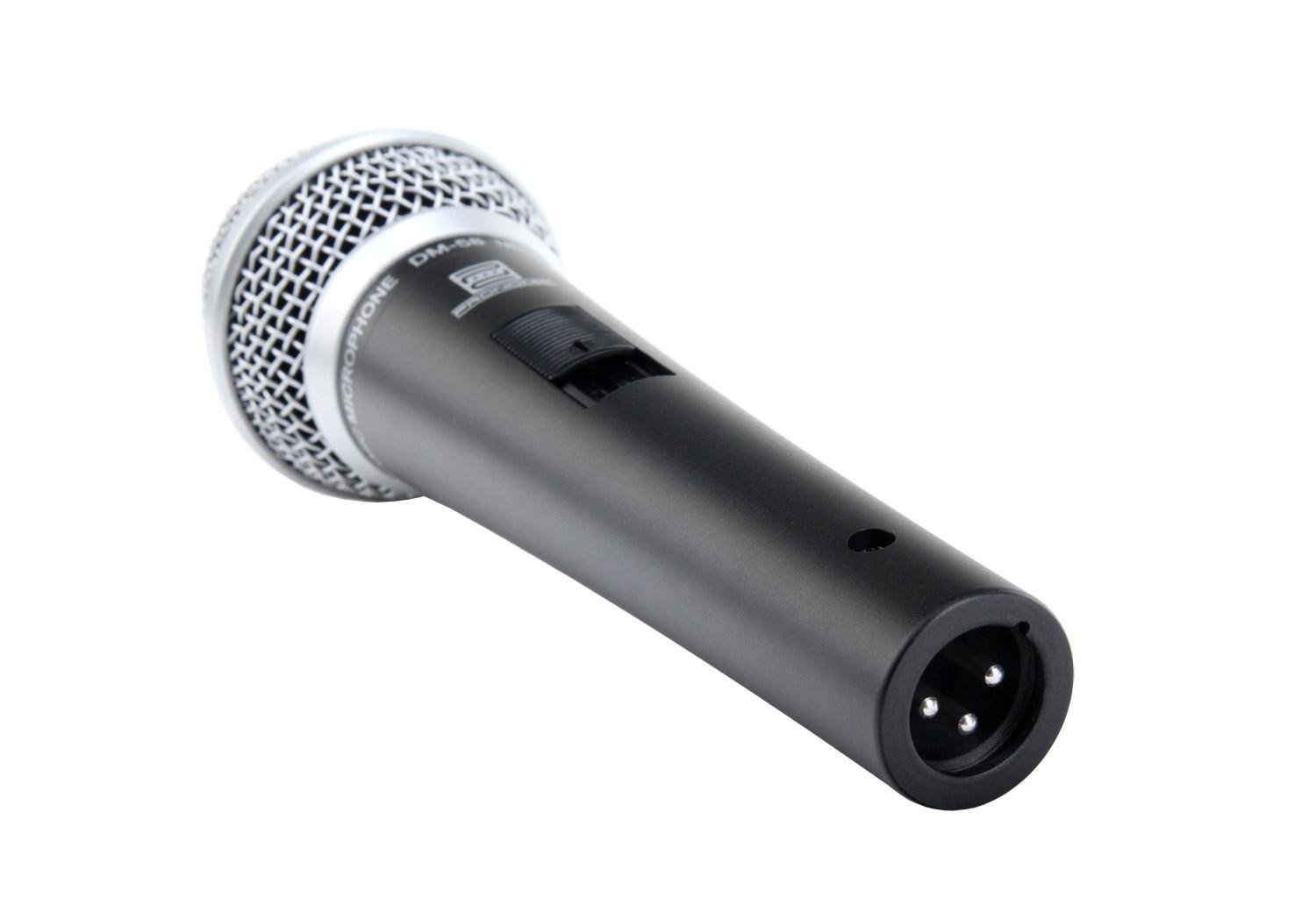 Pronomic DM-58 Vocal Mikrofon 3er Set (3 Mikrofone + 3 Kabel, Typ: Dynamisch, Richtcharakteristik: Superniere, mit Schalter, inkl. 5m XLR-Kabel)
