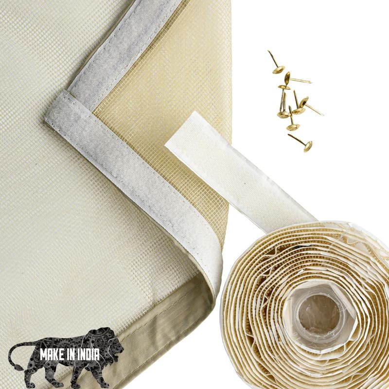 Fiberglass Mosquito Net Pre Stitched with Fastener Tape on All Four Borders Window Mosquito Net, 120 GSM Fiberglass Insect Net (Size 50cm X 70cm) Grey (B0D76RQYG1) Amazon Price History, Amazon Price Tracker