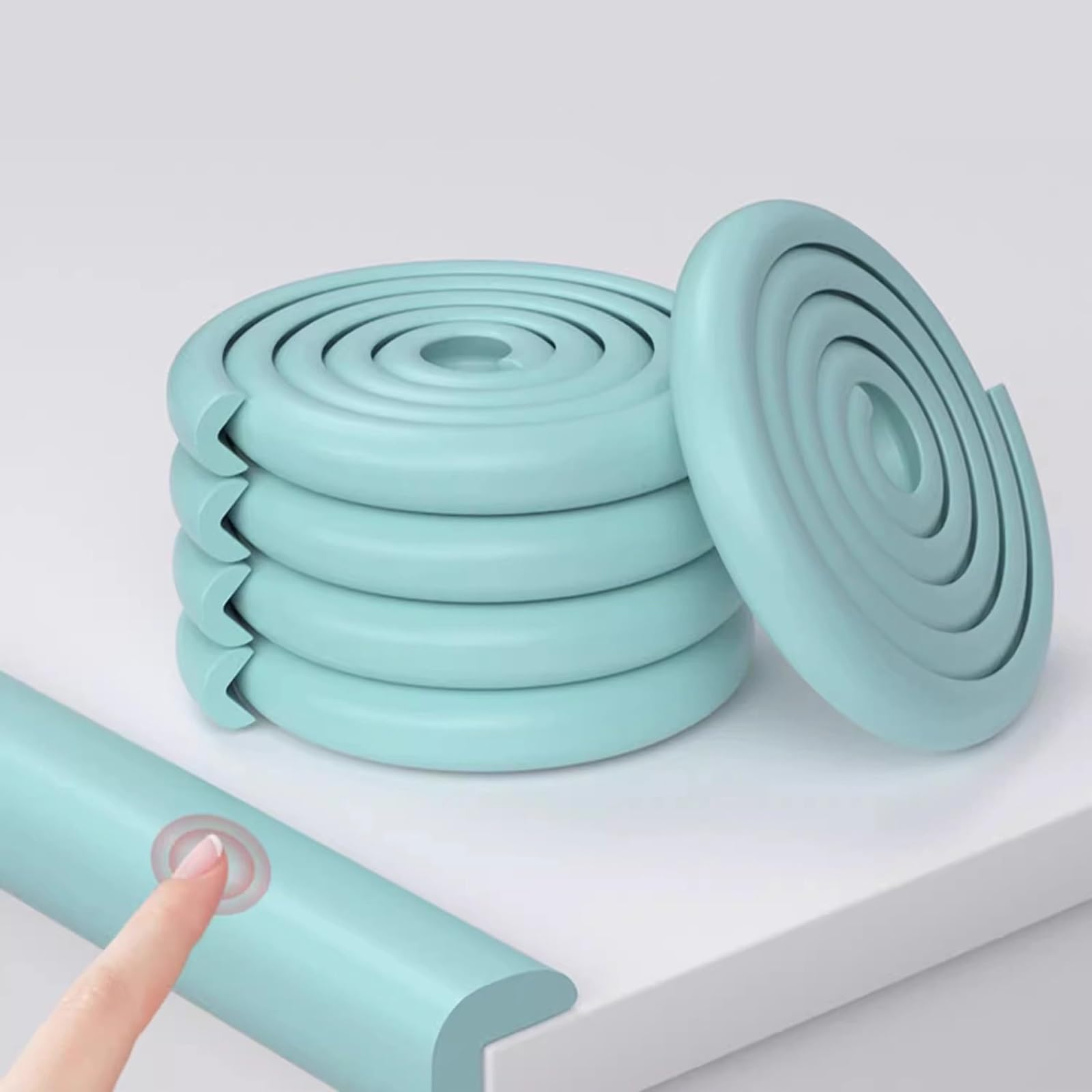 Proofing Edge Guards 10M/32.8 ft Guarda del paraurti del tavolo spesso a forma di L Cuscini di bordo -Waterproof & Oil-repellente mobili bordo guardie(Blue,20M)