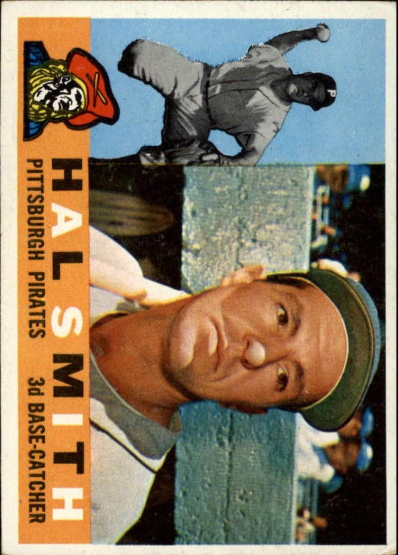 1960 Topps Series 1 Baseball #48 Hal Smith Pittsburgh Pirates Set Break 1 (See Scan for Actual MLB Trading Card you will receive)