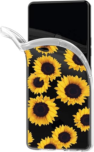 Miniatura 3 de Funda para Moto G7 Playpara Moto G7 Optimo, funda de silicona suave TPU flexible transparente para Motorola Moto G7 Play Girasol