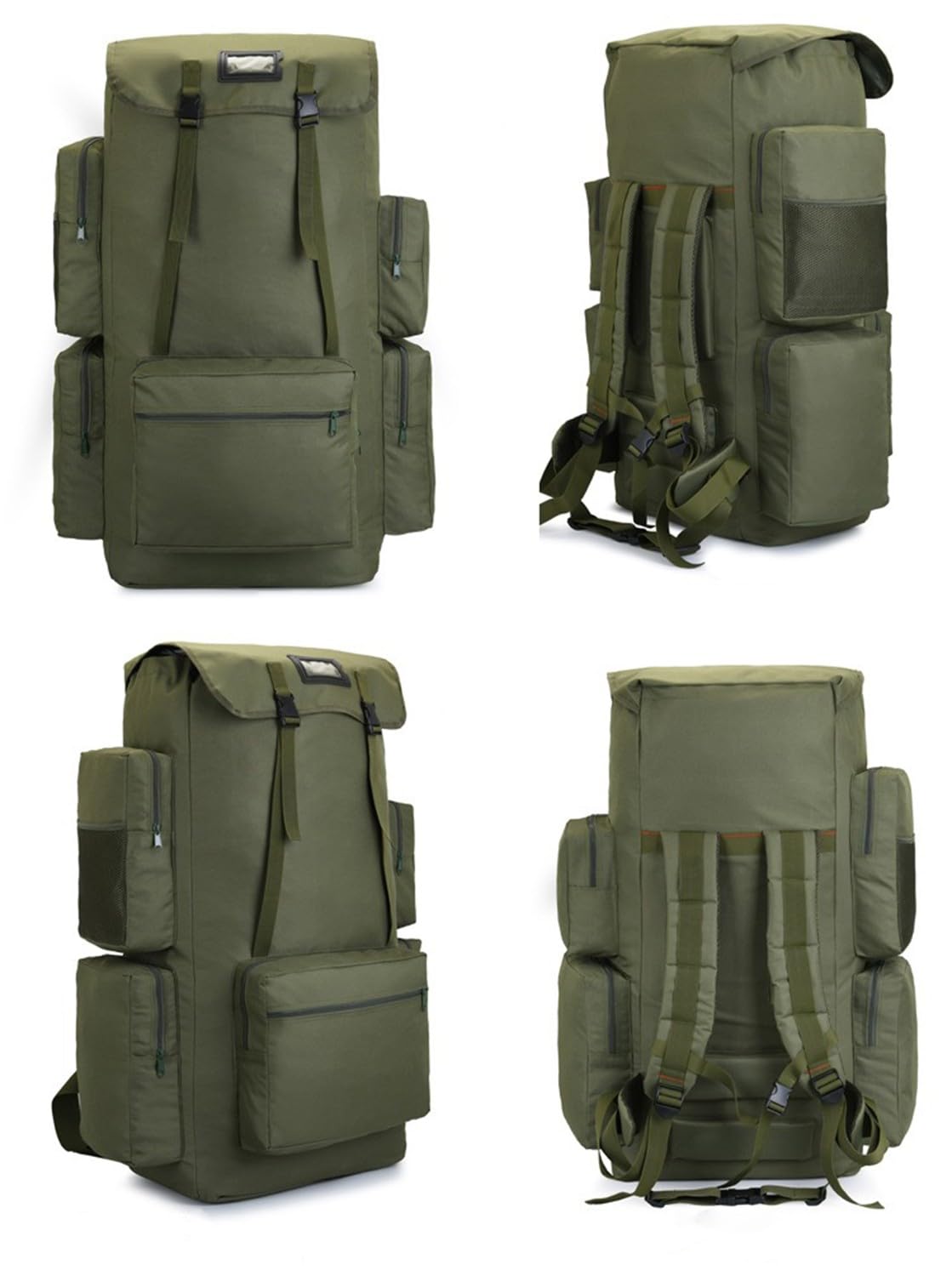 Camping Rucksack Grosser Rucksack Militärrucksack Für Outdoor Fur Camouflage Notfallrucksack Wasserdicht Survival Gefüllt Fluchtrucksack Notfall Backpack 130L Großer Rucksack