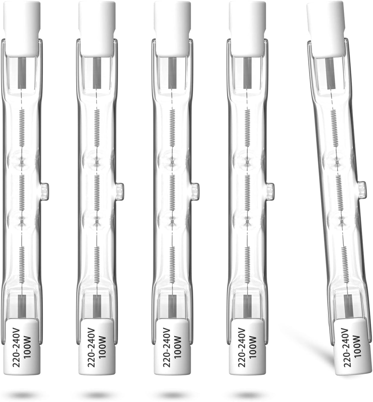 Bonlux R7S Halogen Bulb 78mm Dimmable, 100W R7S Halogen Light Bulbs J