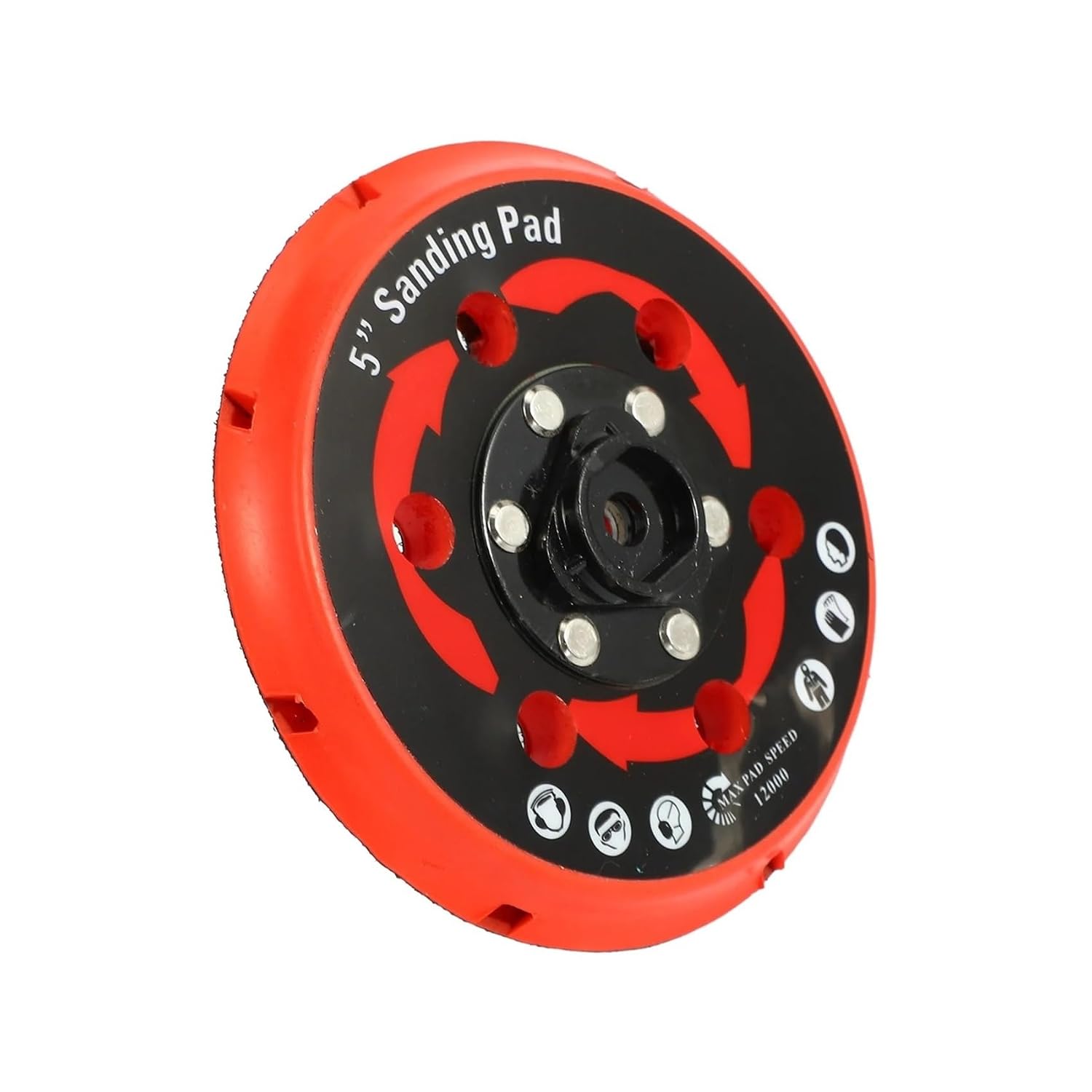5 Inch Backing Plate for Dual-Action Polisher - 125mm, Durable Hook & Loop Grip for Swirl-Free Polishing