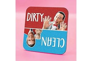 Pee-Wee Herman and Mr. Rogers Clean and Dirty Dishwasher Magnet