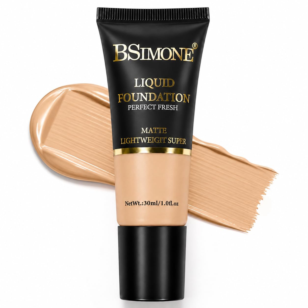 Liquid Foundation for Women | Matte Finish Face Makeup | Lightweight Full Coverage Foundation | Long Lasting, Smooth & Natural Look | Flawless Makeup Base for Daily Use | 30ml (IVORY 6)-image-31