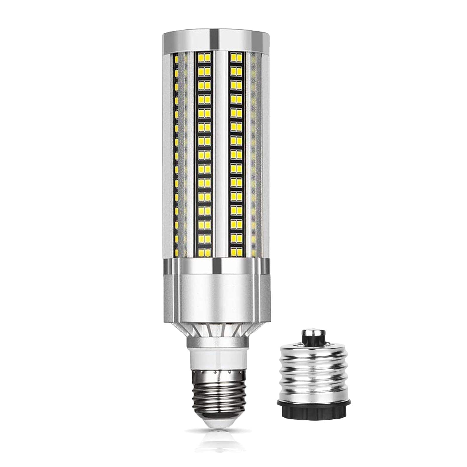 Lampadine LED a mais E27 15W Bianco freddo 6000K 150W Lampada a incandescenza equivalente 1800Lm Lampadina angolo del fascio 360° con chip LED 84pcs 2835 SMD,AC 100-277V,Non dimmerabile,Confezione da