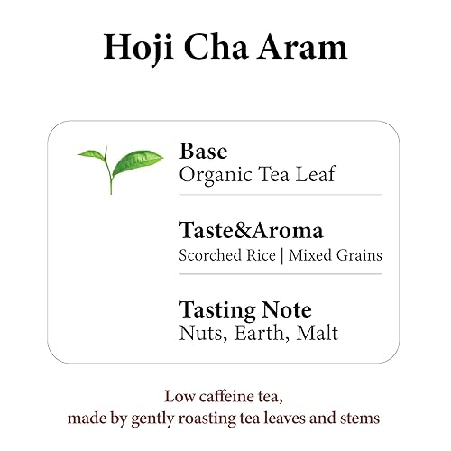 Miniatura 2 de BOHYANG 1937, mezcla orgánica con ingredientes naturales, hojas enteras seleccionadas a mano, sin plástico, 12 bolsas de té, 0.84 oz (24 g) (Hoji