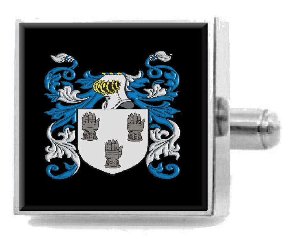 Repes - Clip para Corbata, diseño de Escudo de la Familia de Inglaterra, Grabado en Bolsa