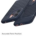 Pikkme Back Cover for Vivo V70 5G Camera Protection 3D Hexa Cube Design Silicone Protective Bumper Case (Blue) gallery image