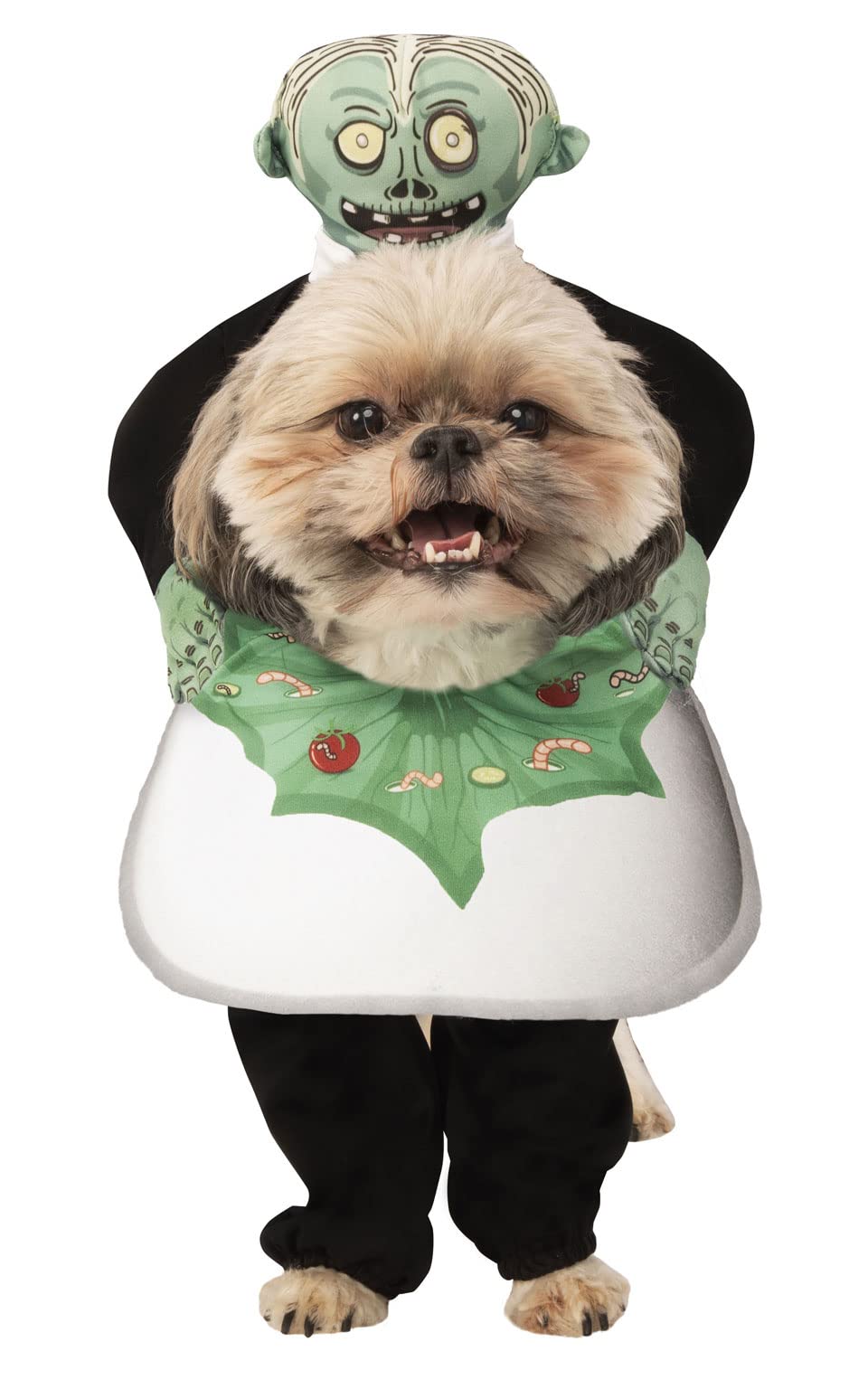 Rubies Official Head on a Platter Pet Dog Costume, Dog Fancy Dress, Size Medium, 200 g Halloween, Multi