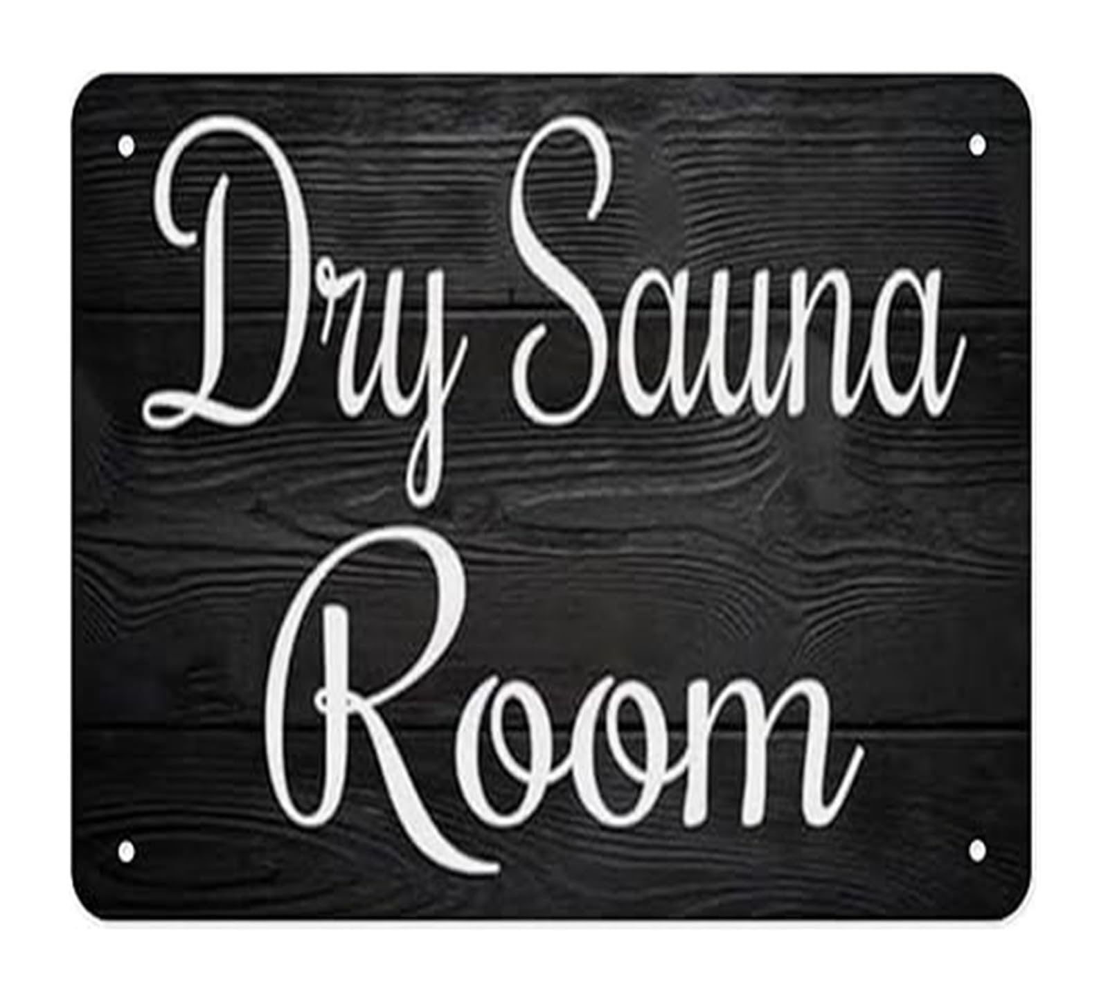 MQXFCZUX Home Sauna Decor Metal Sign Dry Sauna Room Tin Plaque Wall-Art for Bathroom Basement Cabin Rustic Lodge 8 X 12 in