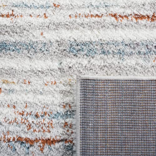 Tapete Decorativo Safavieh Berber Shag 8' Cuadrado Azul miniatura 3