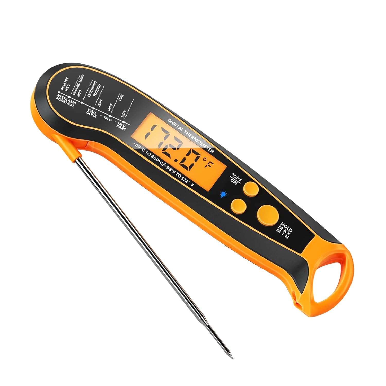 Instant Read Meat Thermometer for Cooking, Fast & Precise
