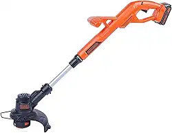 BLACK+DECKER Aparador de Grama, com Cabeça Giratória, Sem Fio, Ideal para Jardim, Modelo LST201, Bivolt