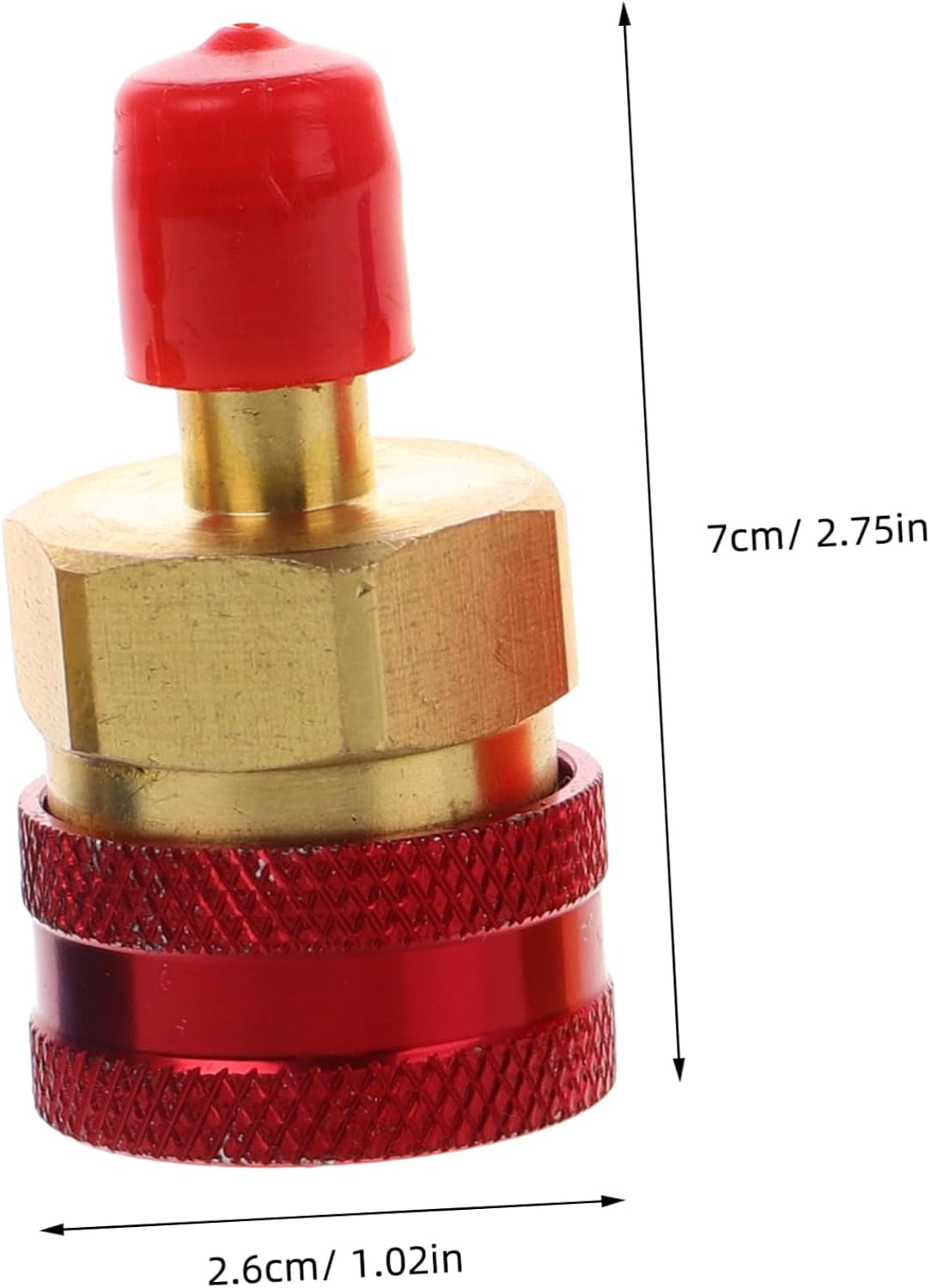 Cabilock 1set Quick Coupler Car Air Conditioning Recharge Kit for Adaptors for Automotive Systems User-Friendly Quick Couplers for Efficient Charging