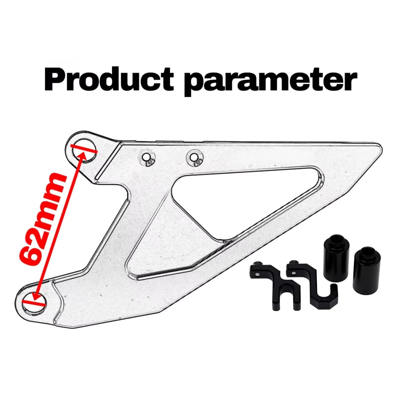 Cubierta de piñón Delantero de Motocicleta para CRF250R CRF450R Cubierta de piñón Delantero | Proteja su motocicleta de arena, piedras y salpicaduras de barro que vuelan.