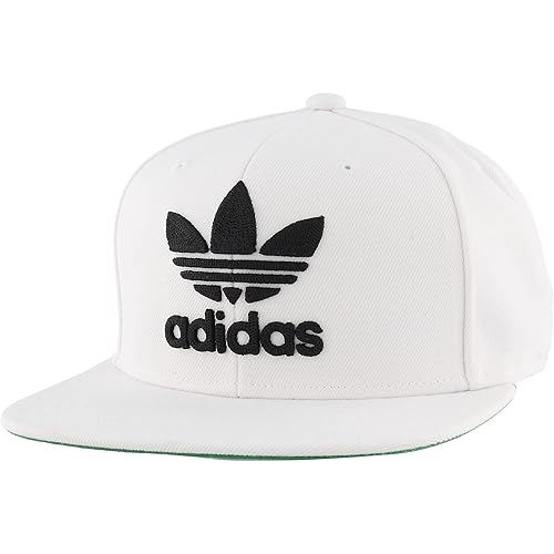 adidas Originals Men's Trefoil Chain Flatbrim Snapback Cap, One Size