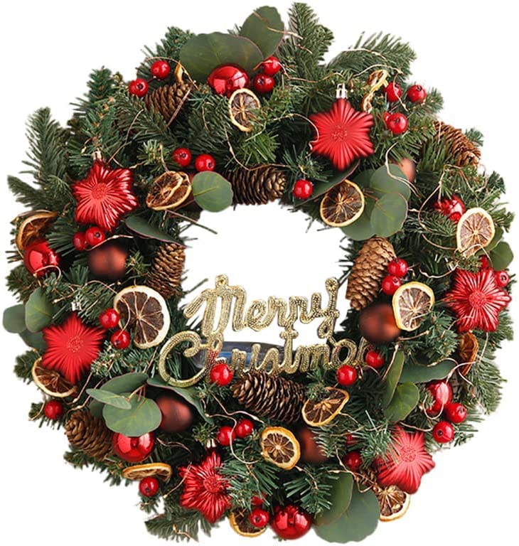 Couronne de noël YZCIS pour illuminer vos soirées en famille à la maison